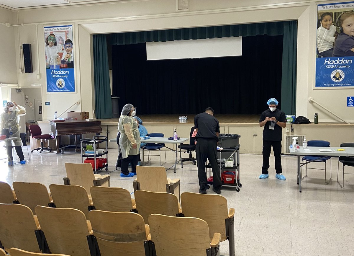 Haddon students are ready for school! Getting their baseline testing for 8/16/21. <a href="/SFS_COS/">SanFernando.Sylmar.COS</a> <a href="/LDNESchools/">LDNortheast-ARCHIVE</a> <a href="/Kelly4LASchools/">Kelly Gonez, LAUSD</a> <a href="/LASchools/">Los Angeles Unified</a> @Haddonsteameec #backtoschool #parentsareourpartners 📓✏️📚💜