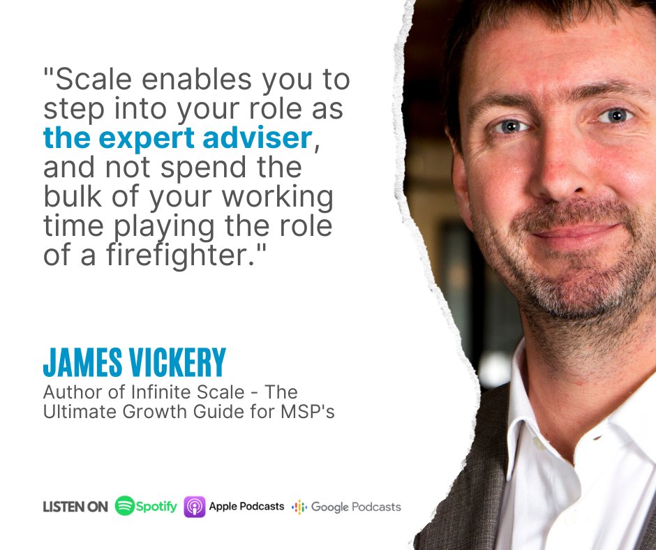 JamesVickery's tweet image. Get your FREE copy of Infinite Scale - The Ultimate Guide to Growth for MSPs here. bit.ly/3ire7h6

#MSP #MSPTech #MSPBook