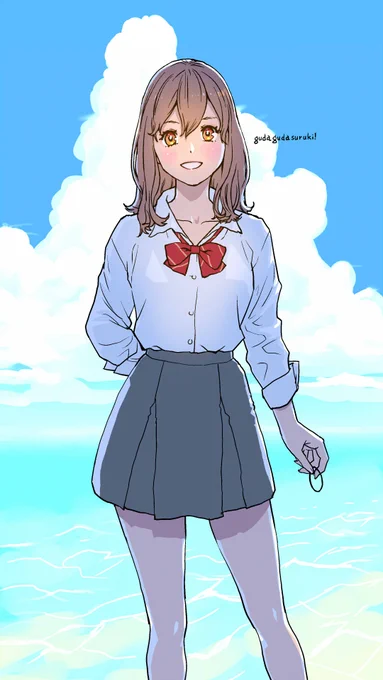 「今こんくらい」(前髪)
#月刊コミックフラッパー #ぐだぐだするき #加波美咲 