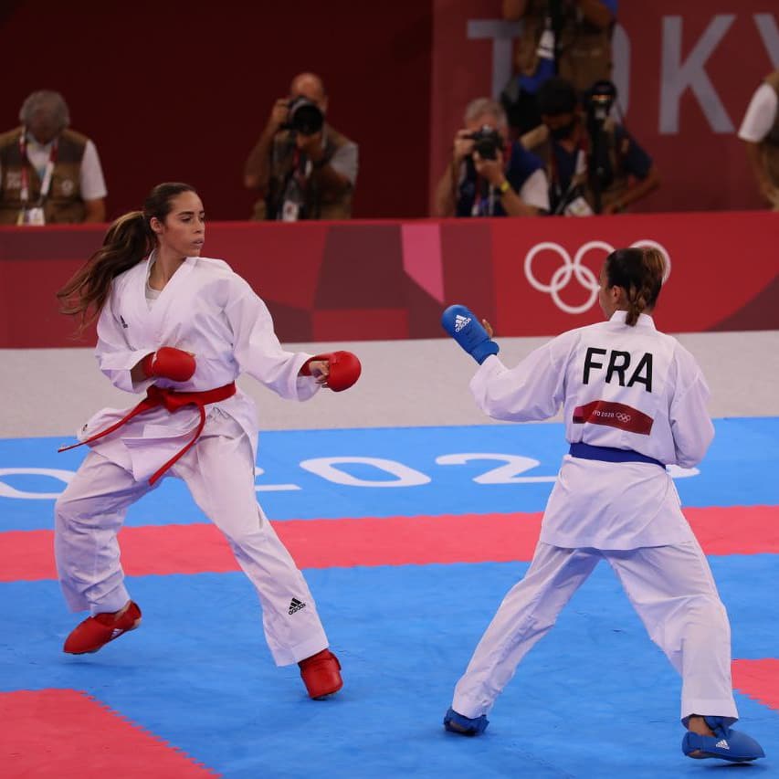 mindeporte_ve's tweet photo. Claudymar Garcés gana su primer combate 8x0 a la francesa Leila Heurtault.
@mervinmaldonado @nicolasmaduro @tokyo2020 @vtv_canal8 @deportes_vtv @meridianoonline @liderendeportes @fvkarate
#venezuela #juegosolimpicos #tokio2020 #VenezuelaEnTokyo #mppjd #olympics https://t.co/U3h10HbObS