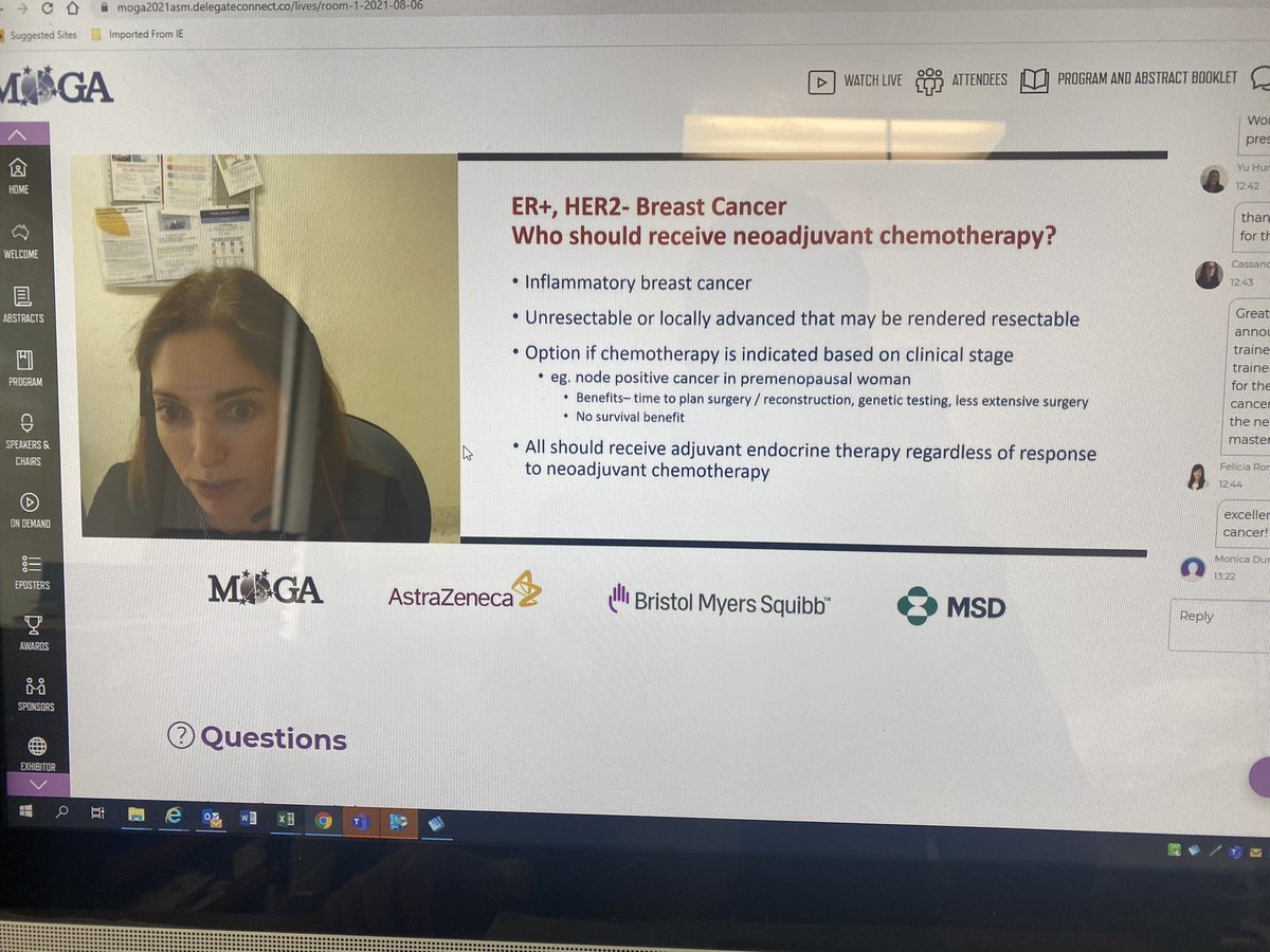 FXHoneyball's tweet photo. Excellent practical and comprehensive update on neoadjuvant therapy for breast cancer by @BelindaKiely and my uni yearmate Dr Sanjeev Kumar #MOGAASM21 https://t.co/fHLBL0DaGE