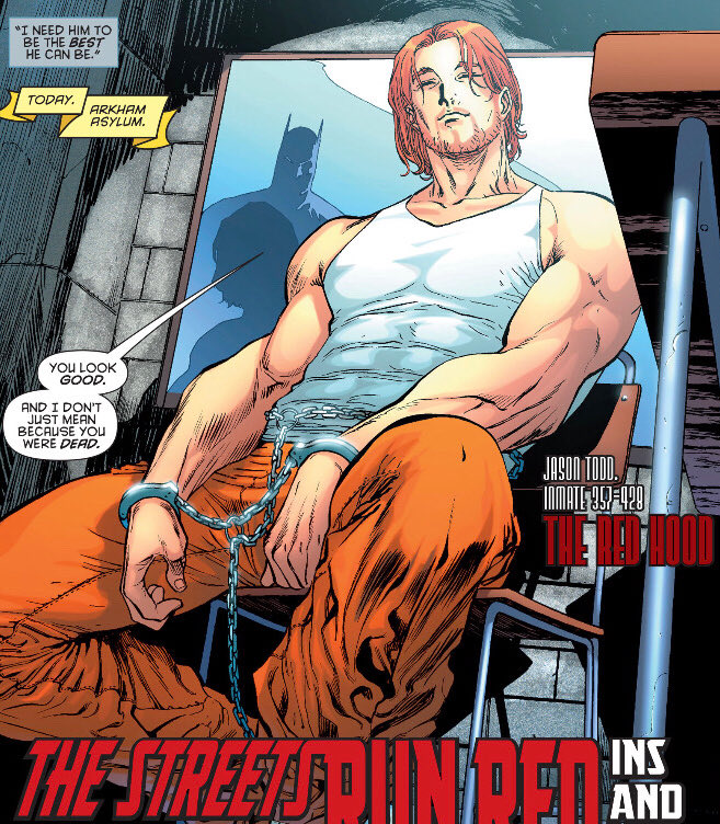It's interesting that Jason Todd in prison thinks somewhere in his min...