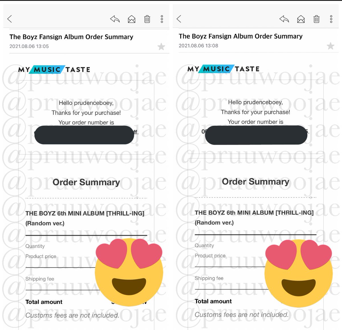 pruuwoojae's tweet image. #prupdates
I have purchased the first 2 batches of the albums!! I think i’m at the limit of my bank acc hahahah so i will continue purchasing tomorrow or tonight if i can!