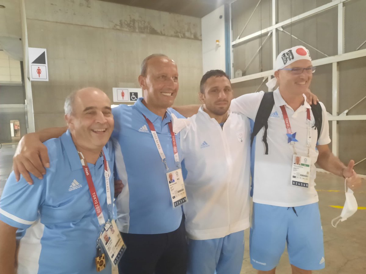 gian_primo's tweet photo. @Tokyo2020 San Marino 🇸🇲vince la terza medaglia olimpica. Myles Amine Mularoni aggiorna la storia dello sport sammarinese conquistando la medaglia di bronzo nel #wrestling freestyle. Myles sei Grandeee!! Grazie a tutta la delegazione per le emozioni che avete regalato a 🇸🇲🇸🇲🇸🇲🇸🇲 https://t.co/uGm3Af3gG8