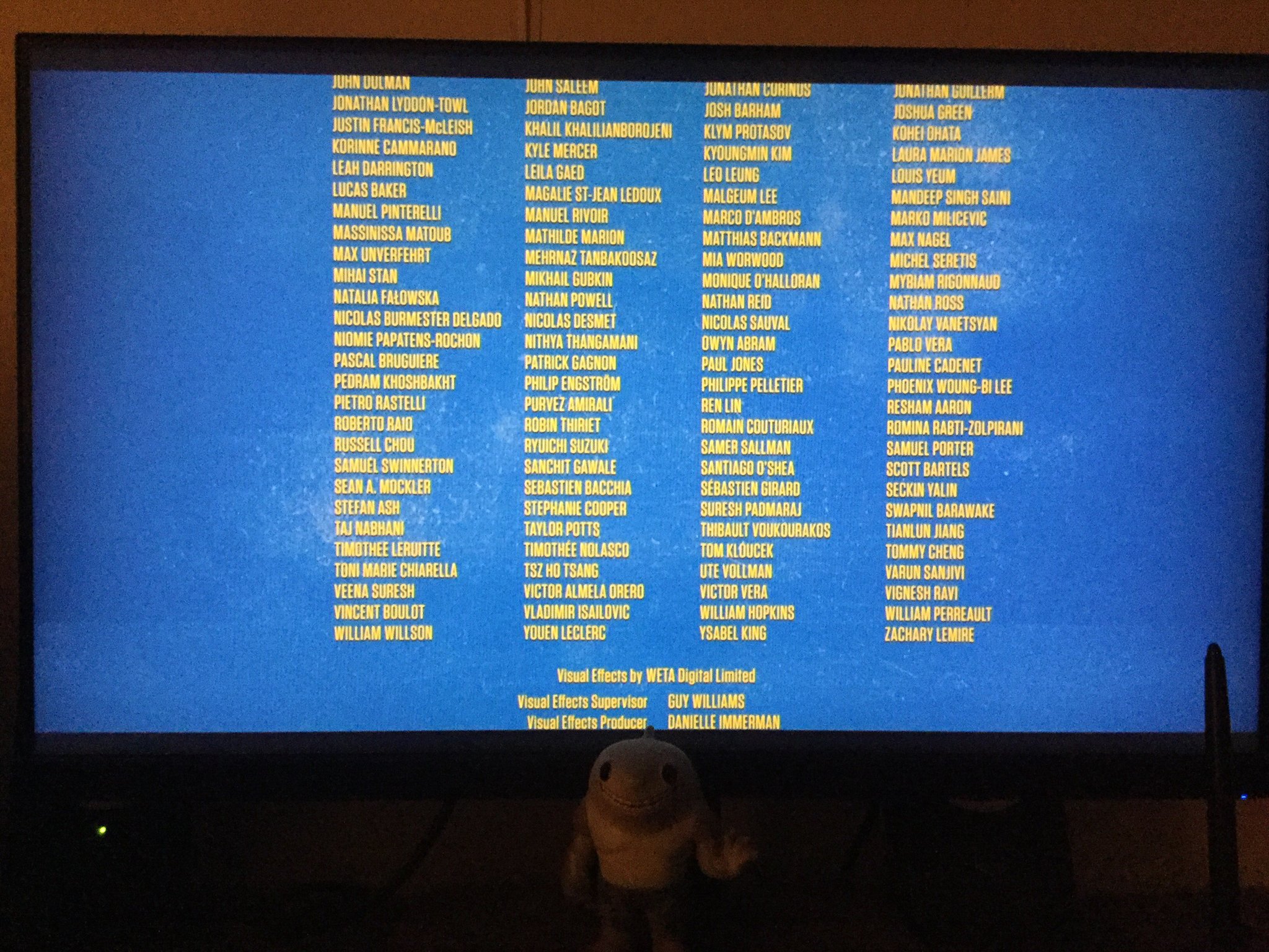  I really enjoyed the film with my friends and it was so much fun, also happy birthday James Gunn. ^^ 