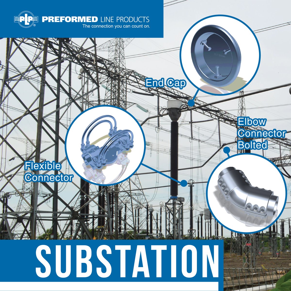 PLPID's tweet image. PLP menawarkan beragam SUBLIGN™ connector bolted &amp;amp; compression, seperti Tee, Straight, Elbow 90˜ Elbow 45˜ untuk beragam jenis &amp;amp; jmlh bundle baik utk flexible konduktor maupun BUSLIGN™  Fixed Busbar dngn spesifikasi Gardu Induk Tegangan Tinggi hingga 500kV. 

#PLPID #PLP #gardu