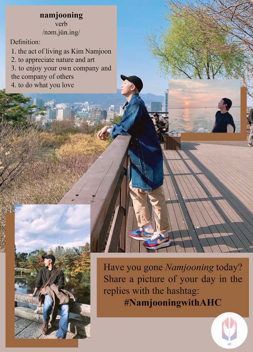 BTS_AHC's tweet photo. It's Friday, which means it's finally time to share your Namjooning adventures! The AHC Family wishes everyone a fantastic weekend (ﾉ◕ヮ◕)ﾉ*:･ﾟ✧! 
#NamjooningWithAHC! 
@BTS_twt https://t.co/jxRkNUH6aV