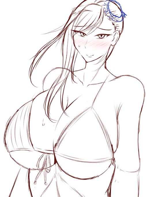 武蔵ちゃん描いてます( ͡° ͜ʖ ͡°) 