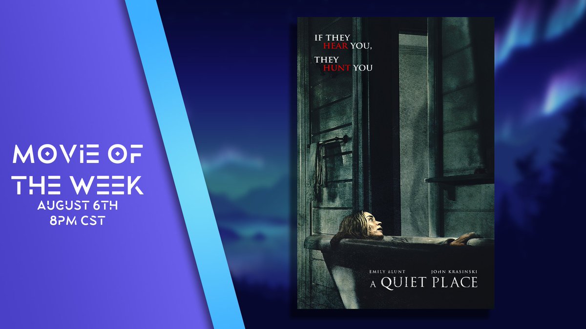 LandenRF's tweet image. Move Of The Week!!!
Join the discord to join!
discord.gg/rHwkfZpSrX

#MoveOfTheWeek #Twitch #AQuietPlace #supportsmallstreamer #movienight #movies #discord