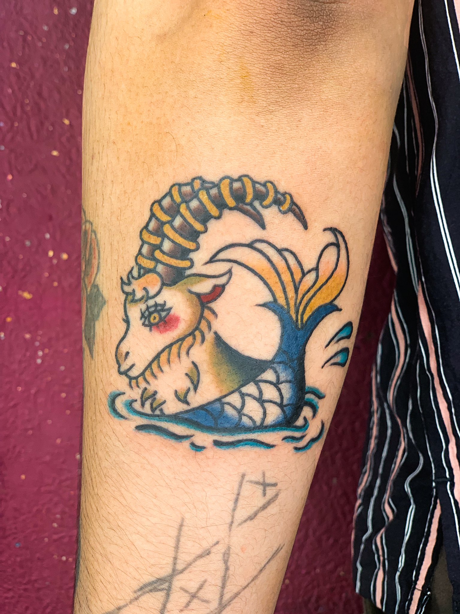 توییتر 刺青師 針紅 Sink 大阪タトゥー در توییتر おとといgig と Today S Gig 山羊座と牡羊座 デザイン Tattoo タトゥー T Co Oj7llsqb9e