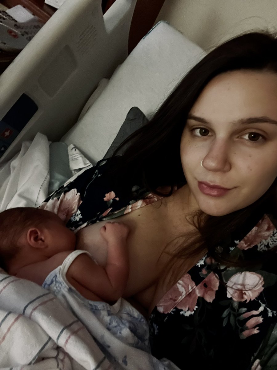 morganfoth's tweet photo. My first week of breastfeeding fell on World Breastfeeding Week. 

Beautiful, challenging, and rewarding❤️ https://t.co/YHpzcDzY0h