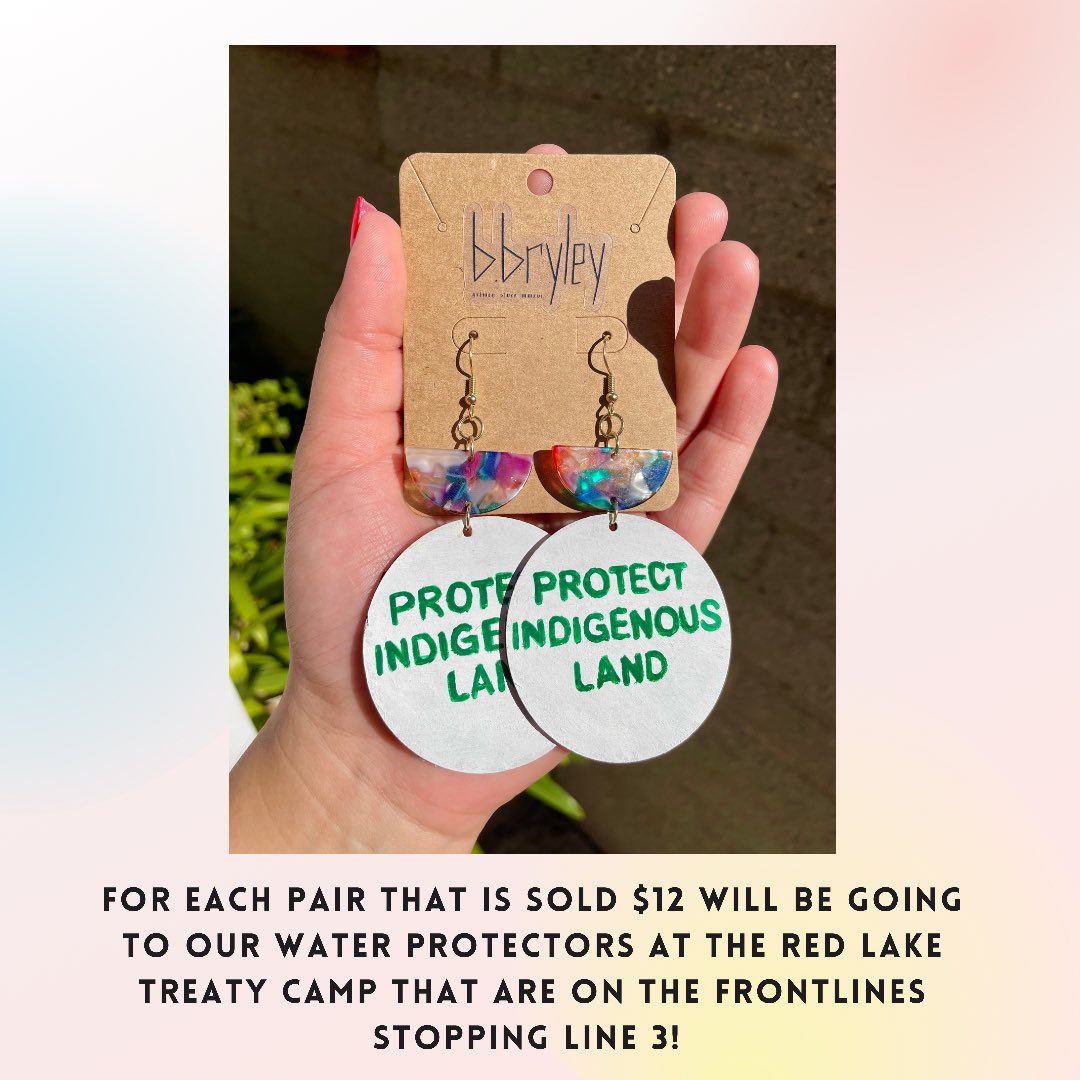 anabell_bbryley's tweet image. New Earrings! #StopLine3 #StopLine3Pipeline #landback #IndigenousRights 
bbryley.com