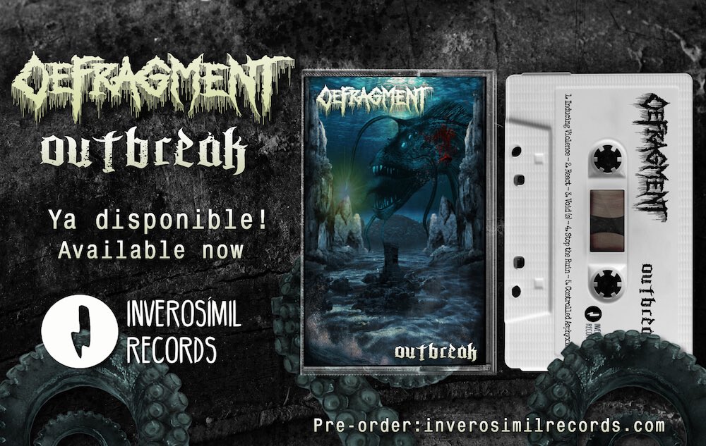 Defragmentband's tweet photo. Tape edition of our album "Outbreak". We will publish it soon on the Bandcamp for distribution. 

Shipping all over the world. 
/ 
Edicion en formato cinta de nuestro disco "Outbreak".
Pronto lo publicaremos en el Bandcamp para su distribucion.

Envíos a todo el mundo. https://t.co/8JVQdnYxgK