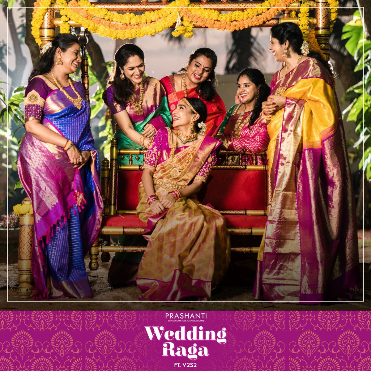 aishu_dil's tweet photo. Happy to be launching Wedding Raga ft. #v2S2 a soulful medley of the greatest wedding songs presented by Prashanti Sarees @singersaindhavi #singervinaya #SuchithraBalasubramanian #VidyaKalyanaraman #savithasai #prashanti Watch now @ https://t.co/bOz4bRBRTb https://t.co/Hz9kjuE84G