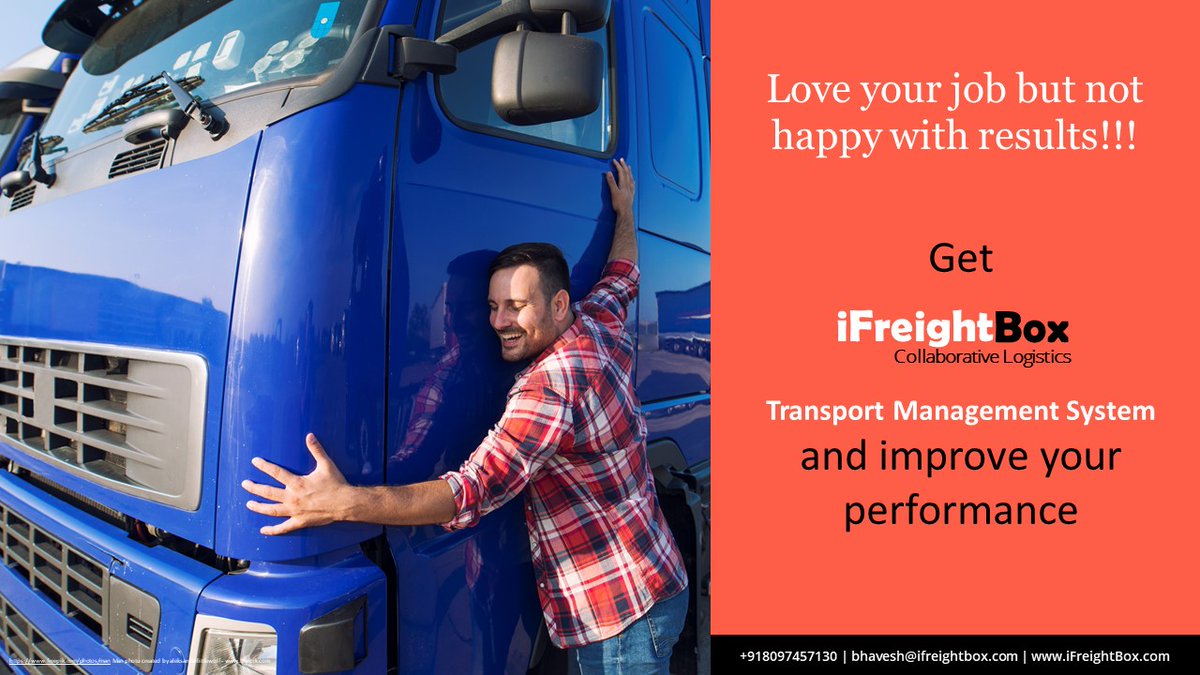 Job_Tracking's tweet image. Love your job but not happy with results!!! 
Get iFreightBox TMS and improve your performance.