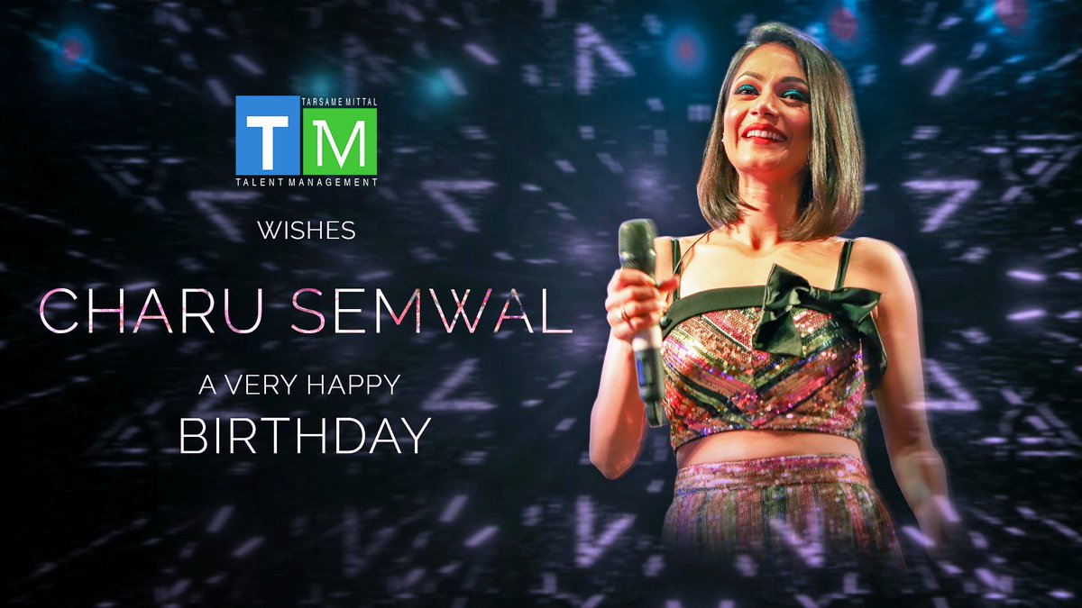 OfficialTMTM's tweet photo. Our warm wishes to the amazing singer and a live performer #tmexclusive @charusemwal1 

>> https://t.co/xvzyevsvKL
.
.
#birthday #birthdaywishes #charusemwal #tmtalentmanagement #singer #performer #bollywood #bollywoodsongs #tmtm https://t.co/CWCByByqr3