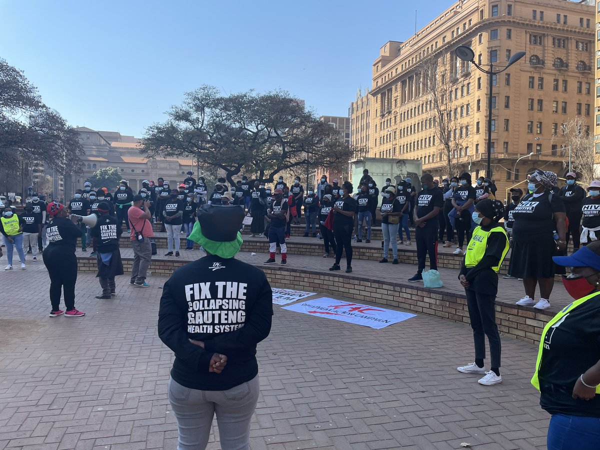 Nosipho_Radebe's tweet photo. Members of the Treatment Action Campaign are set to March today to demand Gauteng Premier David Makhura and MEC for Health Dr Nomathemba Mokgethi improve healthcare services in the province #FixtheGPHealthSystem @KayaNews https://t.co/tOkeSfj3h6