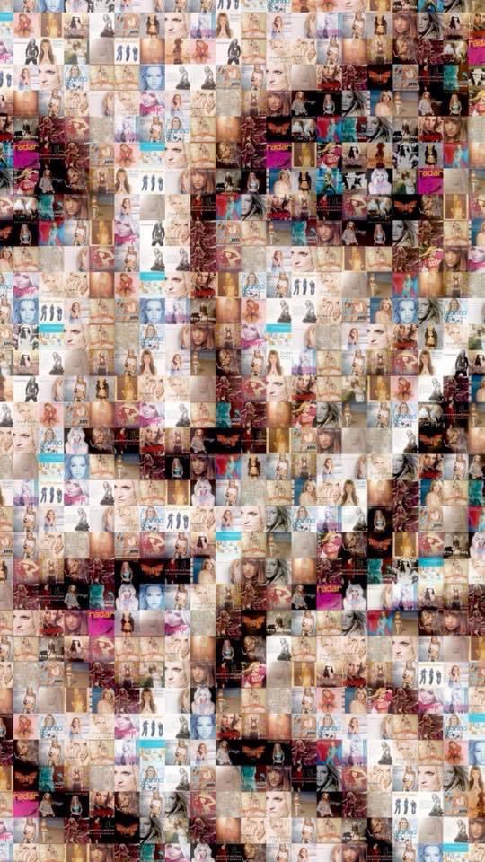 NathanWyburnArt's tweet photo. Just taking a moment to share some love for this absolute ICON!

My @britneyspears artwork created using all her single/album covers throughout her epic career!! 

#FreeBritney https://t.co/YoEPP4idnN