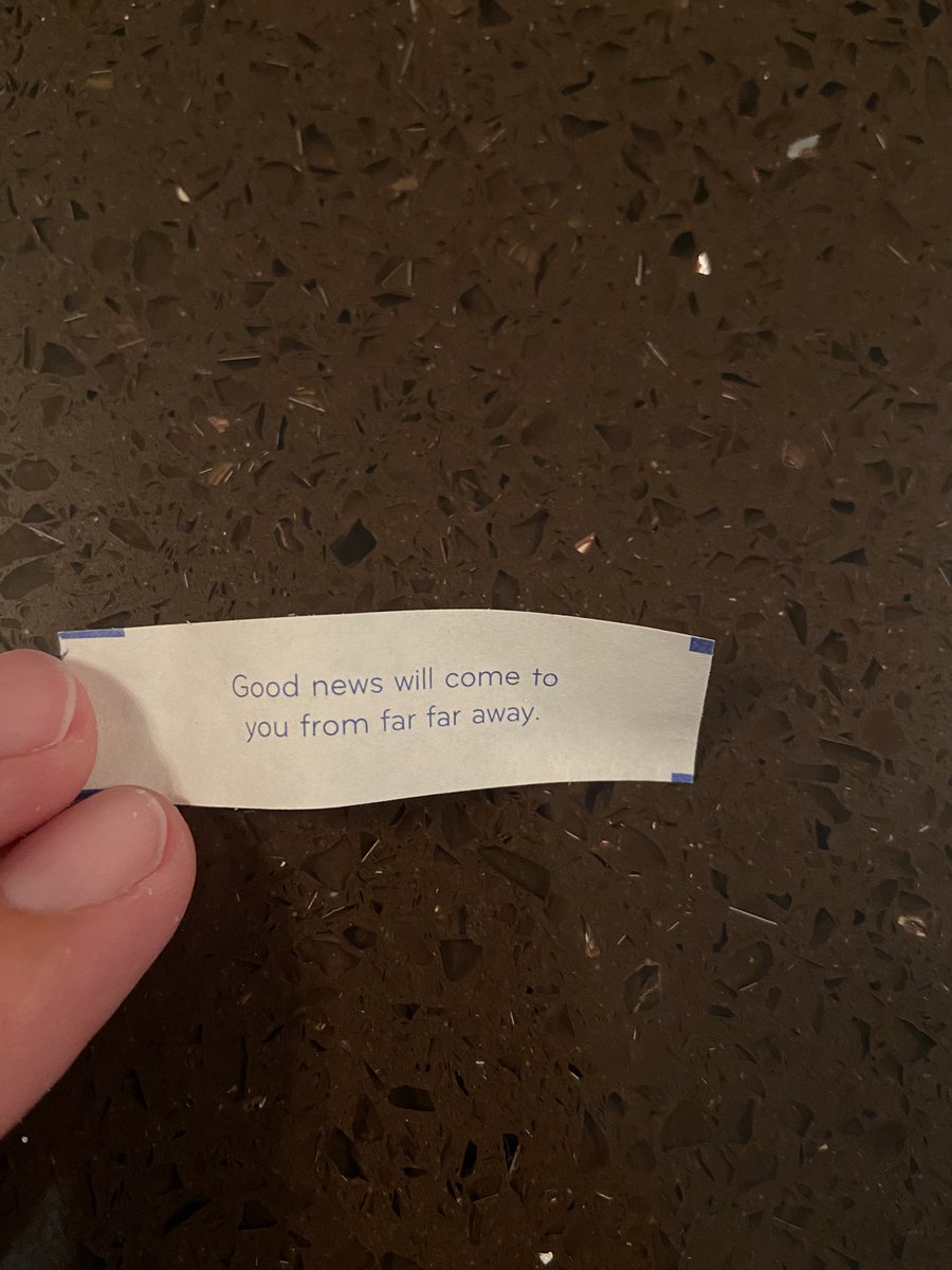 JennyMeadows800's tweet photo. Not that I should publicise I’ve eaten 2 Chinese takeouts recently 🙈 however the night before a breakthrough session by @keelyhodgkinson in Japan I had the 1st fortune cookie 🥠 message &amp; the night before the final I had the 2nd one. Anyone need the number of the restaurant? 😂 https://t.co/WKD80R3BfK