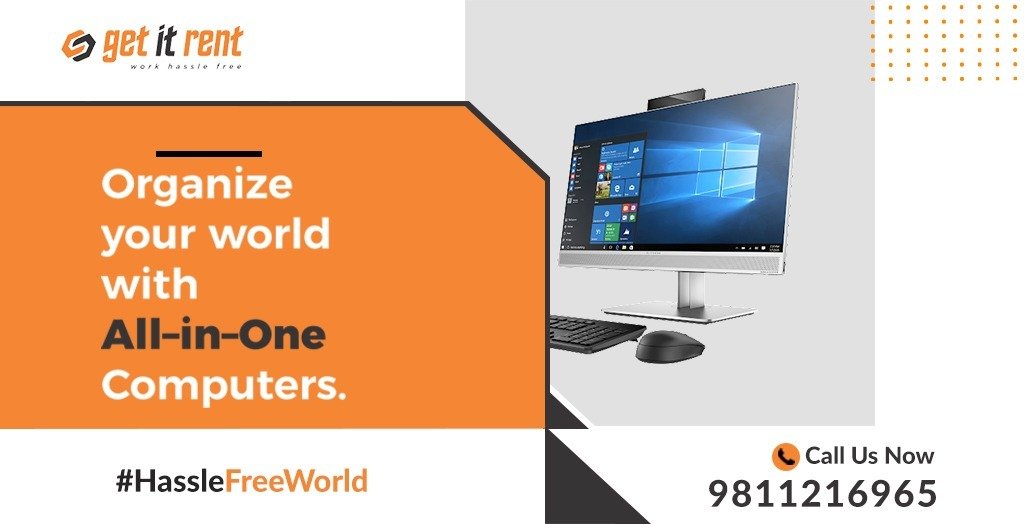 rent_get's tweet photo. Give your business an edge with all–in–one computers. 
Rent them from #GetItRent to provide your team with organized workstations to increase efficiency &amp; save space.
Call us now - 98112 16965 or visit us at - https://t.co/uBRICKCJO3

#ITequipmentOnRent #AIOComputers https://t.co/yG184GtzkB