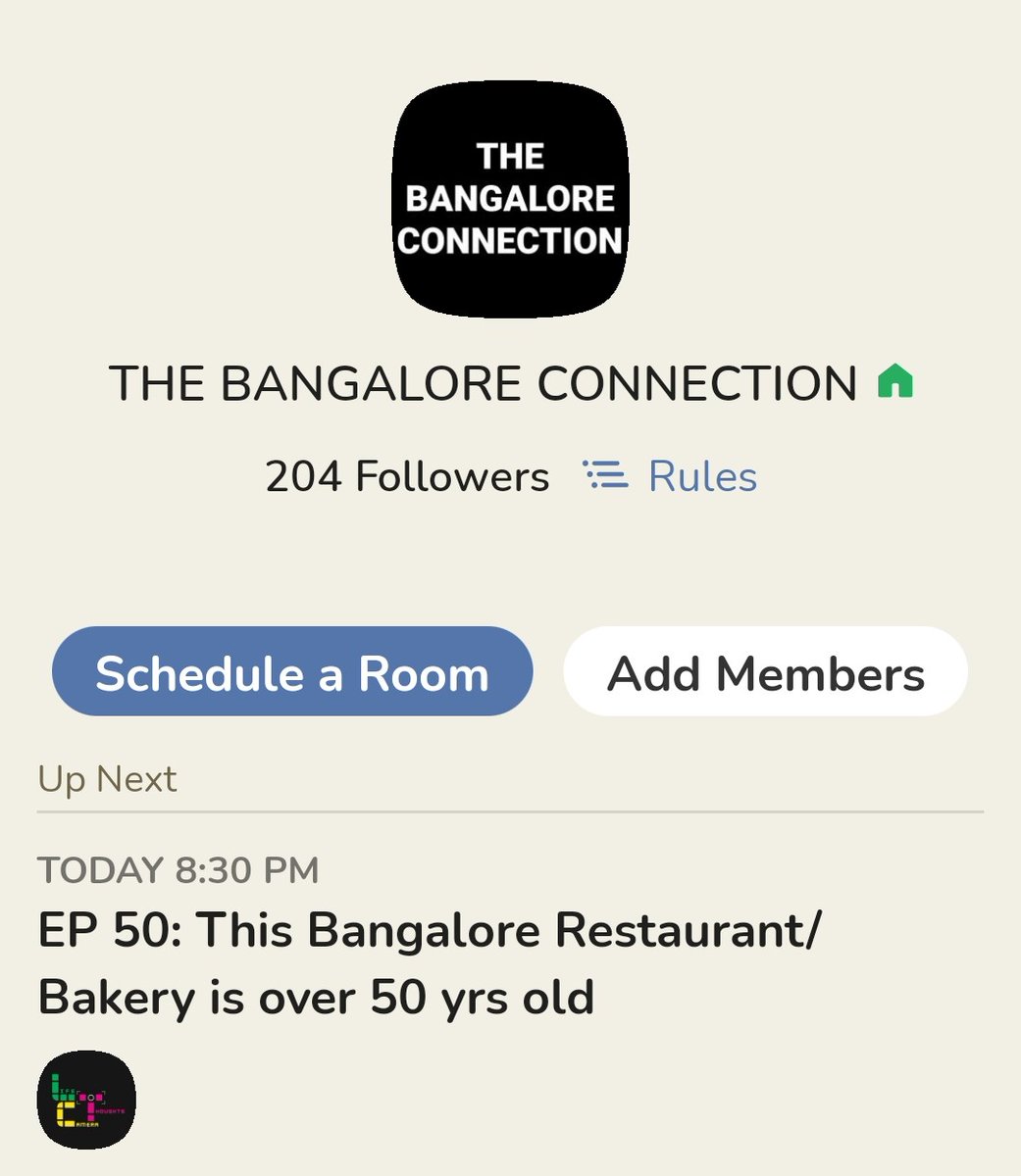 LifeThoughtsCam's tweet photo. 6th August 2021, 8:30 pm 

EP 50: This Bangalore Restaurant/Cafe/Bakery is over 50 yrs old

https://t.co/oRgKUXcaLJ 

🤯🤯🤯🤯 already reached EP 50 😁 

#Clubhouse #ClubhouseBangalore #TheBangaloreConnection 
.... https://t.co/p8G1t92qRp