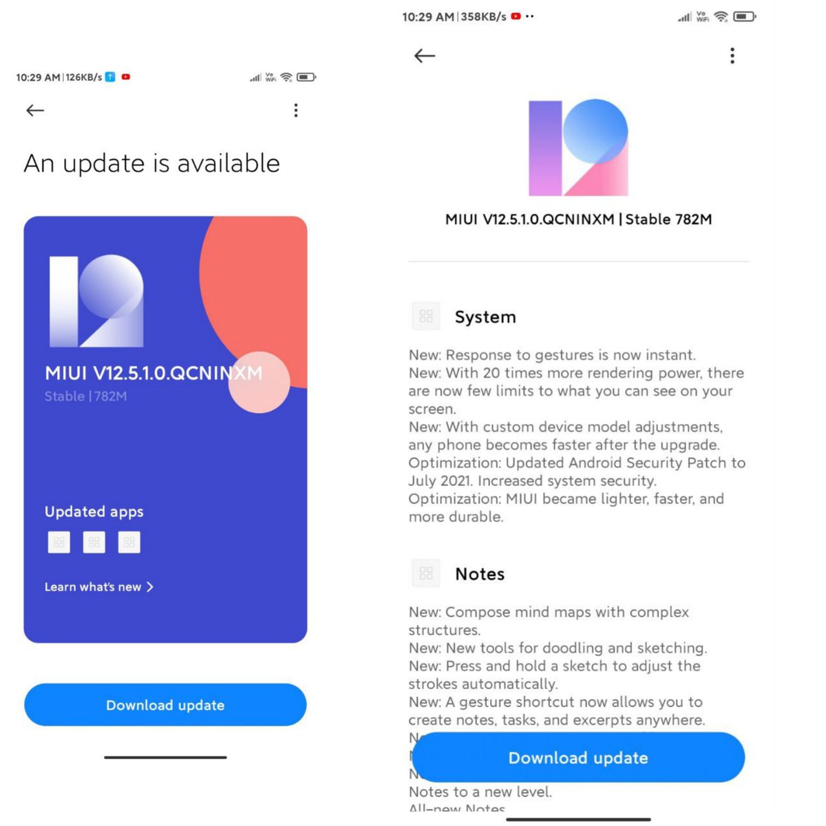 TechnoAnkit1's tweet photo. MIUI 12.5 Update Starts Rolling out of Redmi 8, Redmi 8A &amp; Redmi 8A Dual users in India.

1st image: Redmi 8
2nd Image: Redmi 8A
3rd image: Redmi 8A Dual https://t.co/9PKVl7kVkq