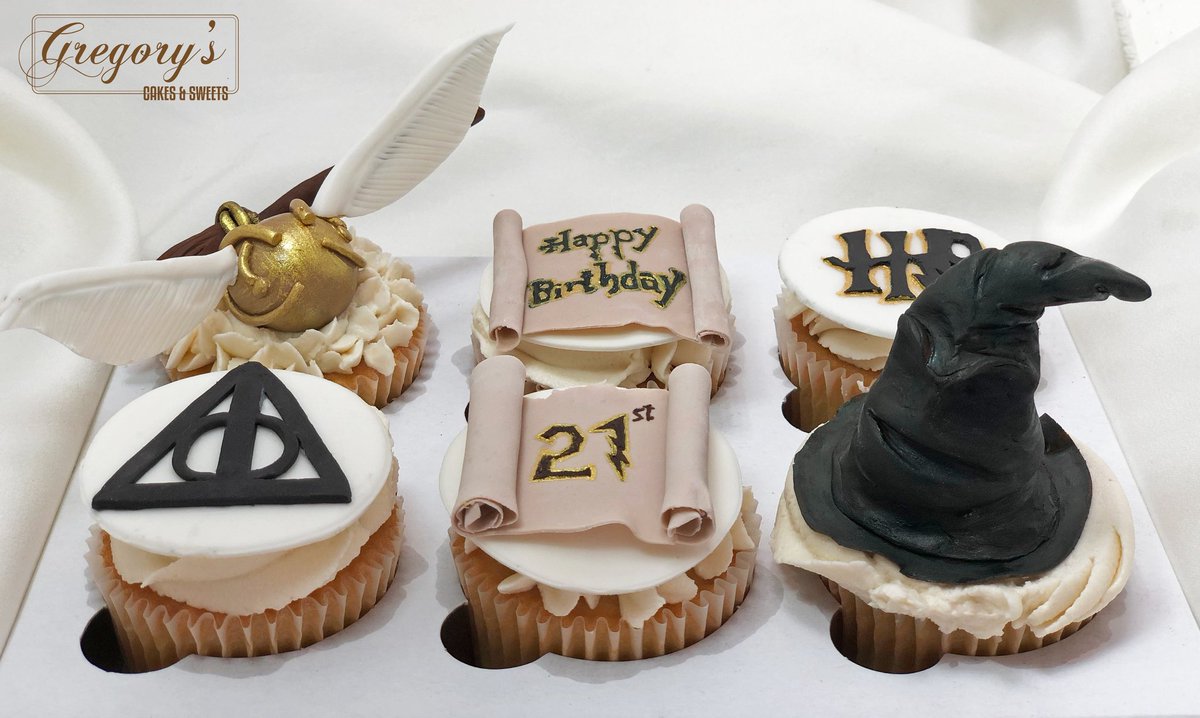 Gregoryscakes's tweet photo. Harry potter themed cupcakes 🎂
.
.
.
#cupcakes #themedcupcakes #cakedesigner #cakedesigning #customizedcakes #gregorys #Gregoryscakes https://t.co/z0SV5dAd7G