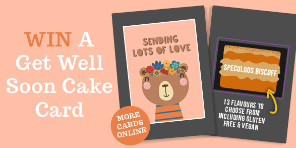 Win a Get Well Soon Cake Card! To enter simply Follow us and RT 🧸 The winner will be announced Friday 13th August.

#Competition #Win #CakeCard #Comps #Giveaway  #FF #FreebieFriday