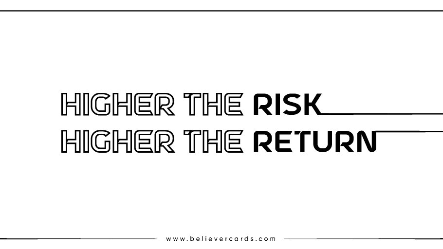 Believercards's tweet photo. Risk is inherent in abundance. The higher the risk, the more tremendous the return.

#BLVR #Crypto #BTC #BSC https://t.co/Wy3sGWspyW