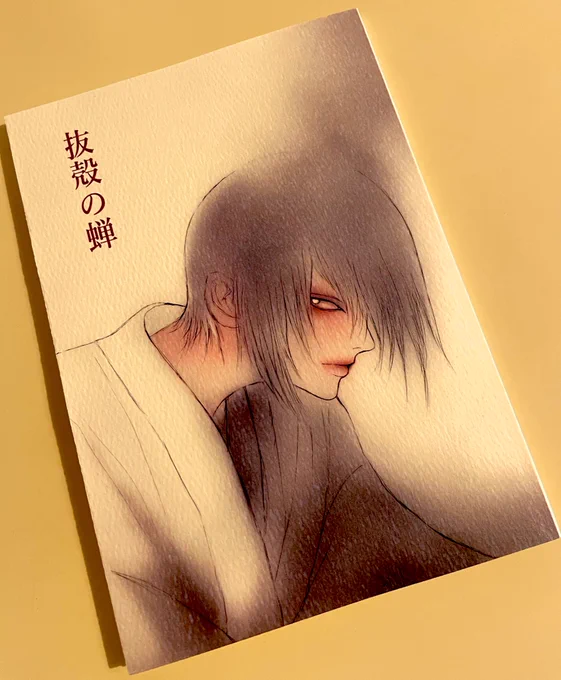 ヒャア❣️本届いた!😳心配してた表紙絵、ボワボワ塗りも細っそい線もちゃんと印刷できてるぅ😭良かった…前のパンクバンドポスターの時は線が色で潰れてしまってたから心配してた…取り敢えず自分用をガッツリ消毒した手でそっと抜いて送る分はすぐ閉じた。コロナ対策はちゃんとしております😌🌻✨ 