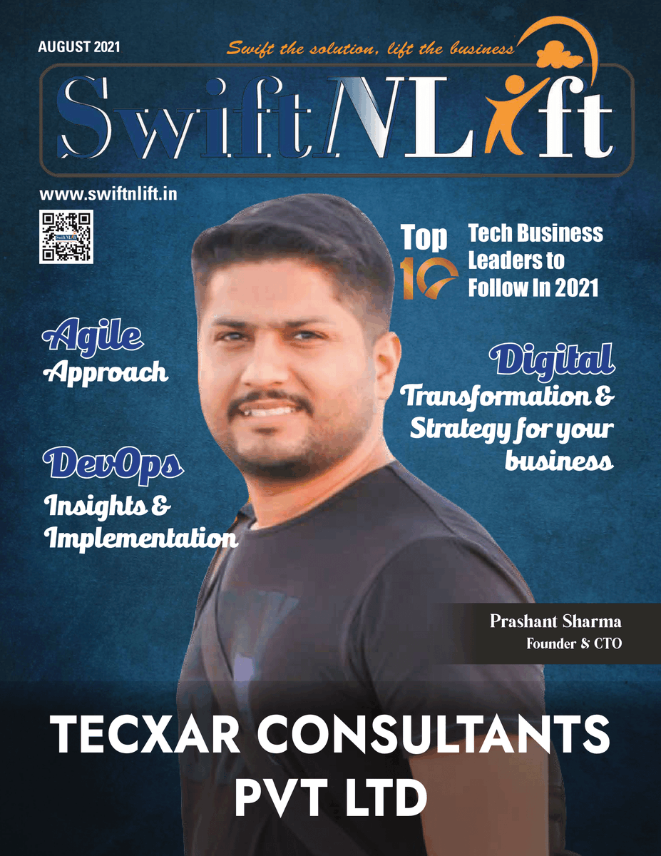 tecxar_'s tweet photo. The Founder & CTO of @tecxar_ Mr. Prashant Sharma has been featured on @SwiftNLift Magazine cover Page in their special edition of "Top 10 Tech #Business Leaders To Follow In 2021".
For more information to visit:-https://t.co/0jOF0diumw
#SwiftNLift #tecxar https://t.co/1x557gdeXj