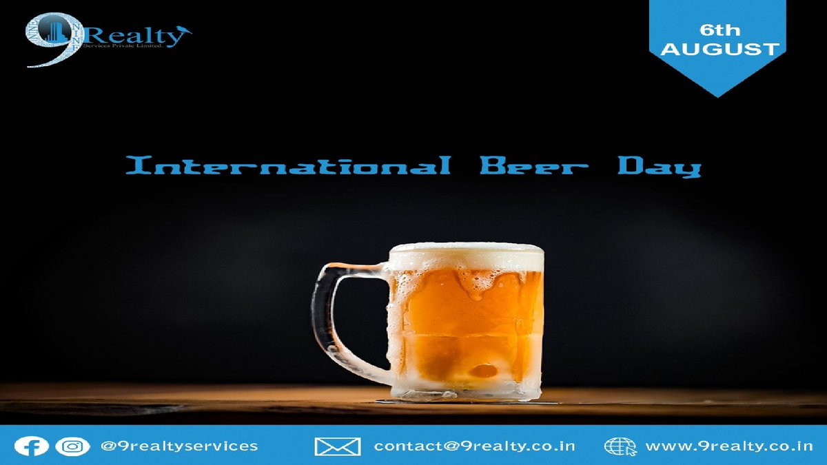 9Realty1's tweet photo. Having one more reason to have beer is like the most beautiful blessing by Almighty. Let us celebrate this blessing by partying hard tonight. Warm wishes on International Beer Day

#beer #craftbeer #beerstagram #beerlover #instabeer #beerporn  #bar #wine #cheers #food #beers https://t.co/JF7bw1ndEs