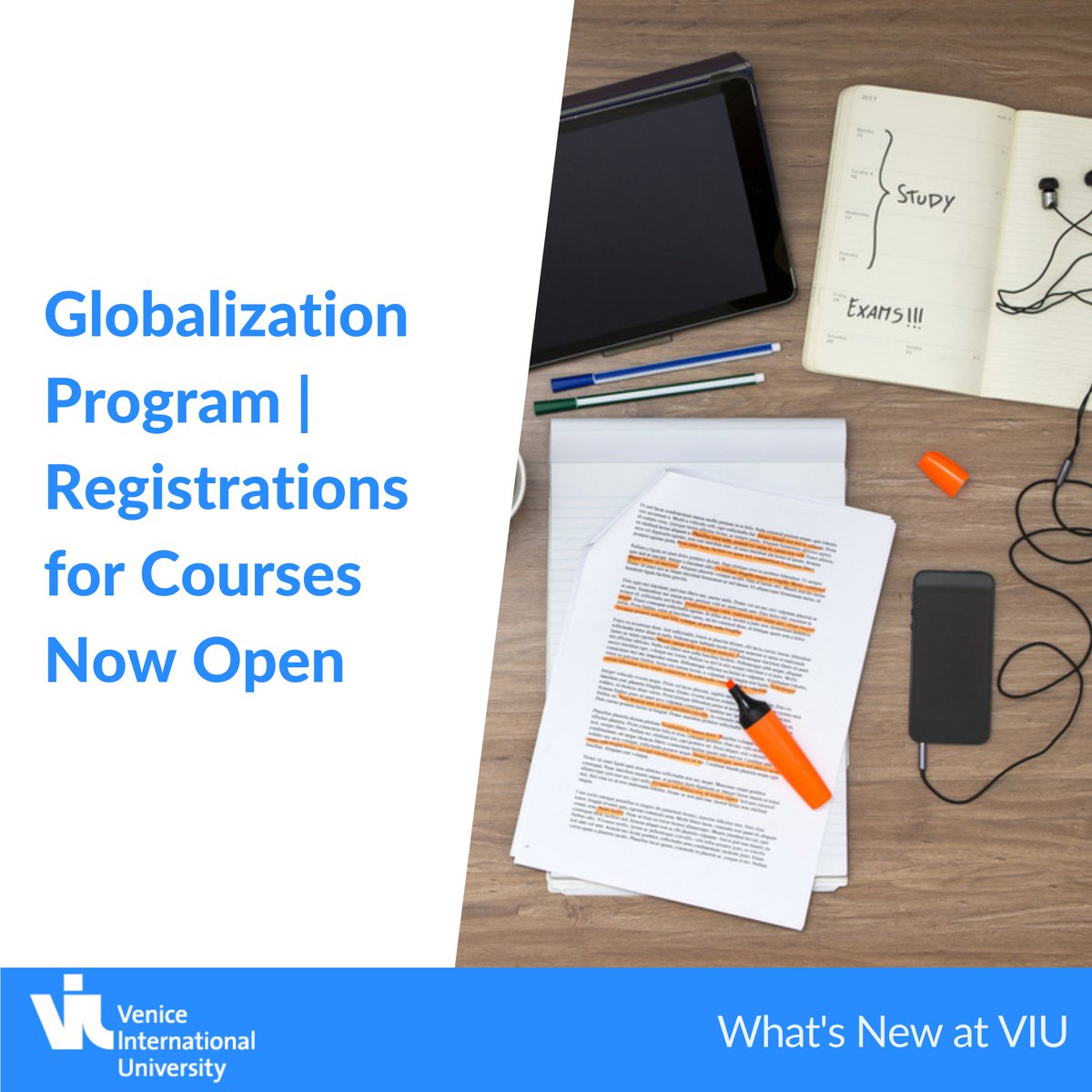 Venice International University tweet media