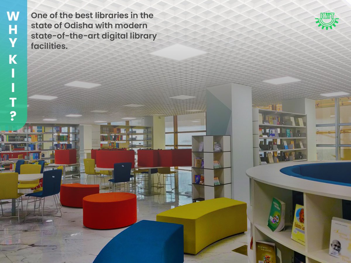 KIITUniversity's tweet photo. Why you should choose #KIIT!
10,18,434+ Books
16806+ Bound Volumes
665 Subscription to Print Journals & Magazines
4 Million E-Thesis & Dissertations
And MANY MORE!!
#KIITLibrary - Enhance your reading experience https://t.co/1PkfaDLKvz