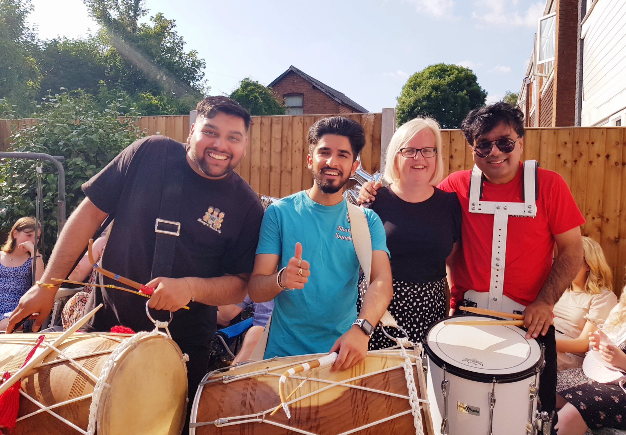 Happy Birthday Jules from the Bhangra Smash Up band with Josh,Ryan and Gurcharan Bhujhangy 
God bless everyone 