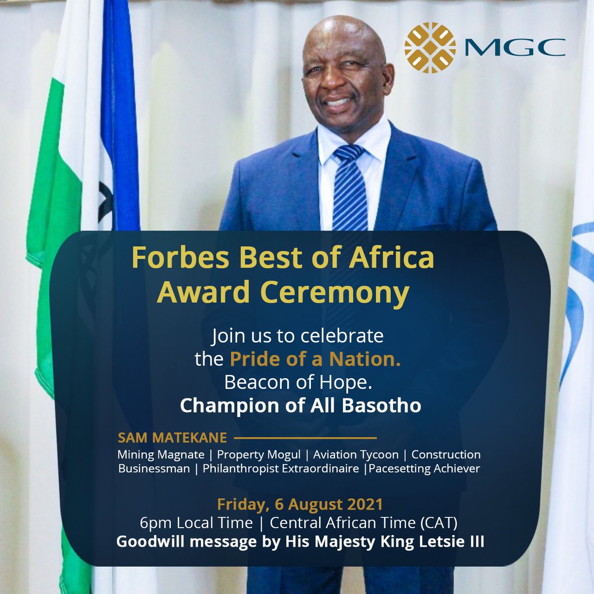 CreativeLabls's tweet image. Watch &quot; Forbes Best of Africa Award Ceremony&quot; today
follow the link: lnkd.in/dUXezuuA to register , once you have registered you will receive an email and a link before the ceremony starts . 
#MGC #forbes #africa  #Lesotho #entepreneur