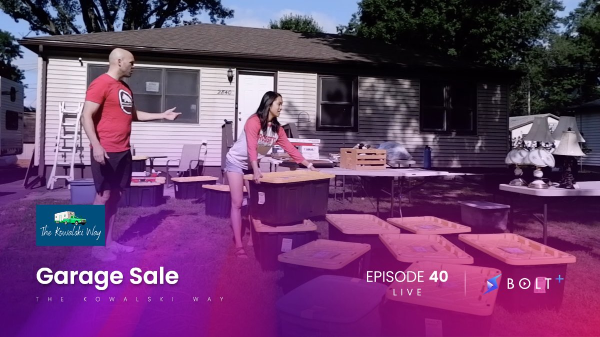 boltplus's tweet photo. Episode 40 of The Kowalski Way is streaming now on #BOLT+! Watch @aaronpkowalski and his family organise and prepare for a garage sale that's full of surprises! #thekowalskiway https://t.co/OlaLijk9JC