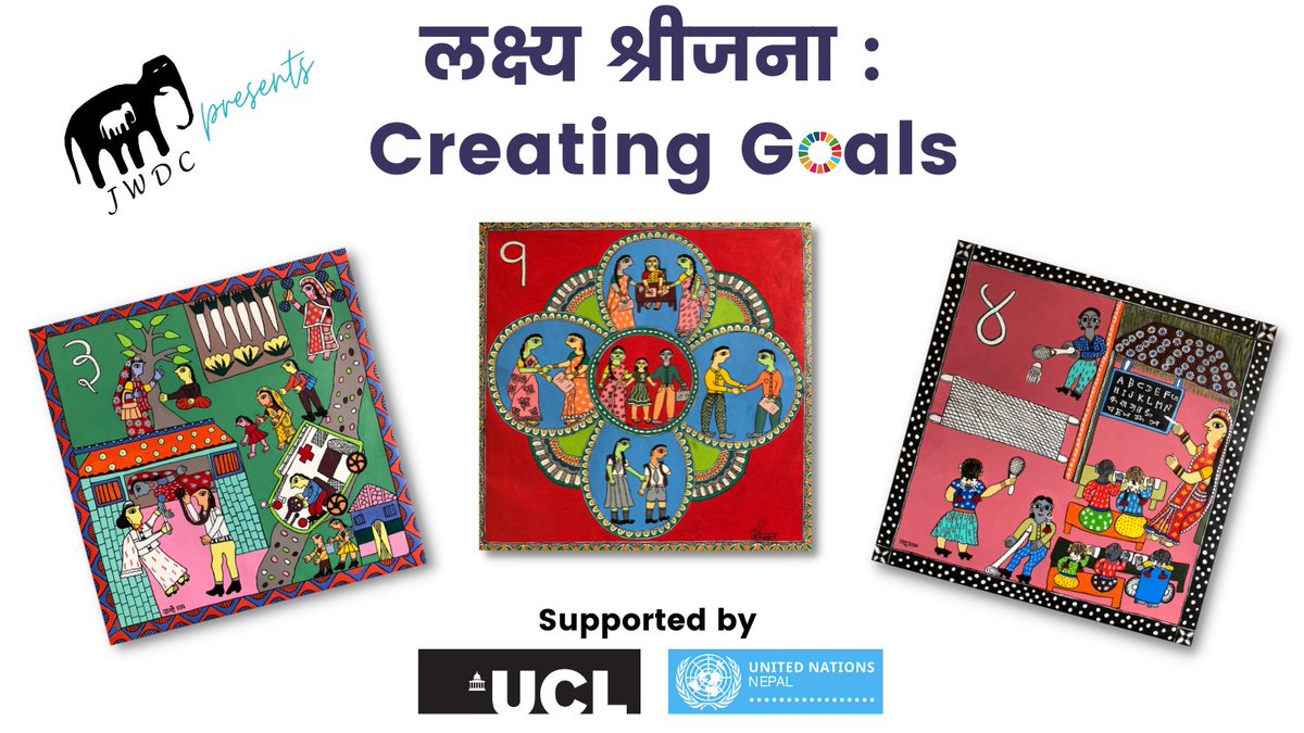 jwdcnepal's tweet photo. Over the next few weeks we will be showcasing art from our collaboration with @UCLGlobalHealth and @UN_Nepal on the Sustainable Development Goals. We'll also be sharing the words and experiences of our artists from the pandemic - and how it's affected reaching the #GlobalGoals. https://t.co/HyN7wf1DcL