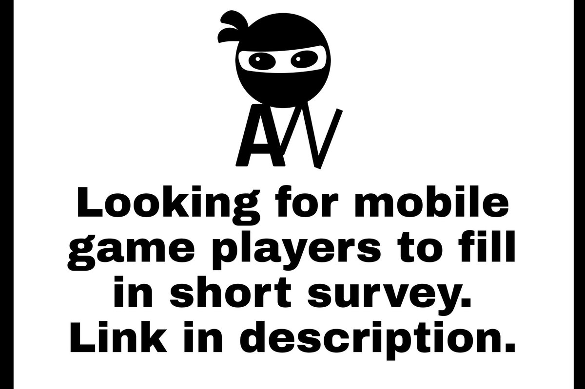 TeamActNat's tweet photo. Hey guys we're looking for people who play mobile games that are interested to fill out our survey. You'd be helping us learn about what you like so we can make the best games possible for you:
https://t.co/3yvPsYdL0N

#mobilegame #mobilegames #mobilegaming #survey #userfeedback https://t.co/uyz85Atmkj