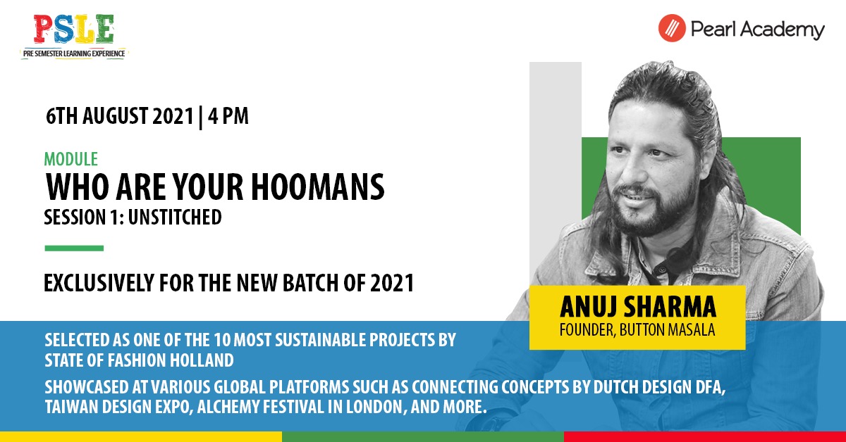 PearlAcademyInd's tweet photo. Is it a shirt? Is it a bag? It’s both and a lot more when it’s been designed by #AnujSharma, the founder of #ButtonMasala.
Join him today at 4 pm in the session ‘Who Are Your Hoomans: Unstitched’ as a part of Pre-Semester Learning Experience. Set a reminder to join the session! https://t.co/28sp7pxJDU