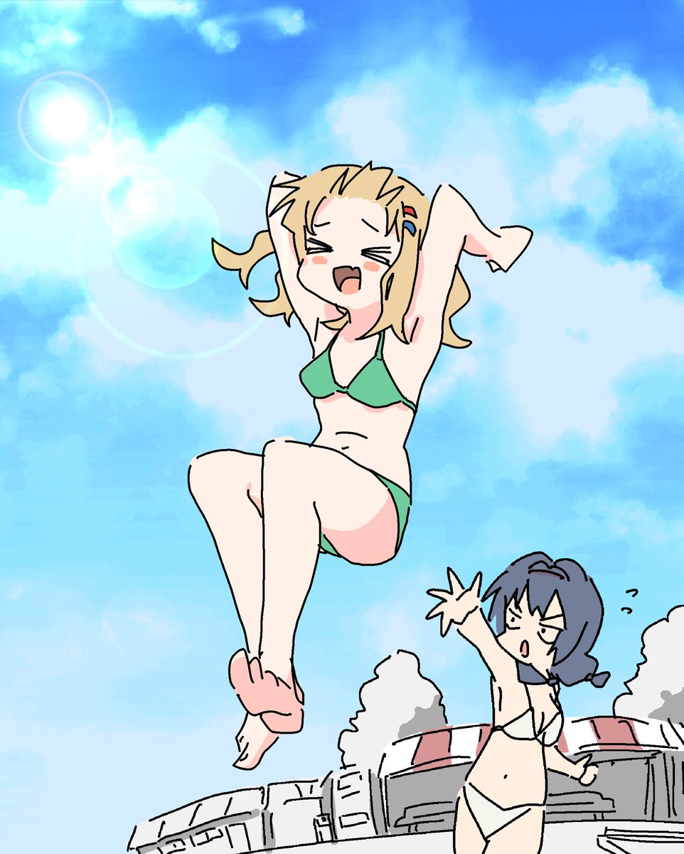 古谷向日葵 ,大室櫻子 「」|あんかけ焼きそばのイラスト
