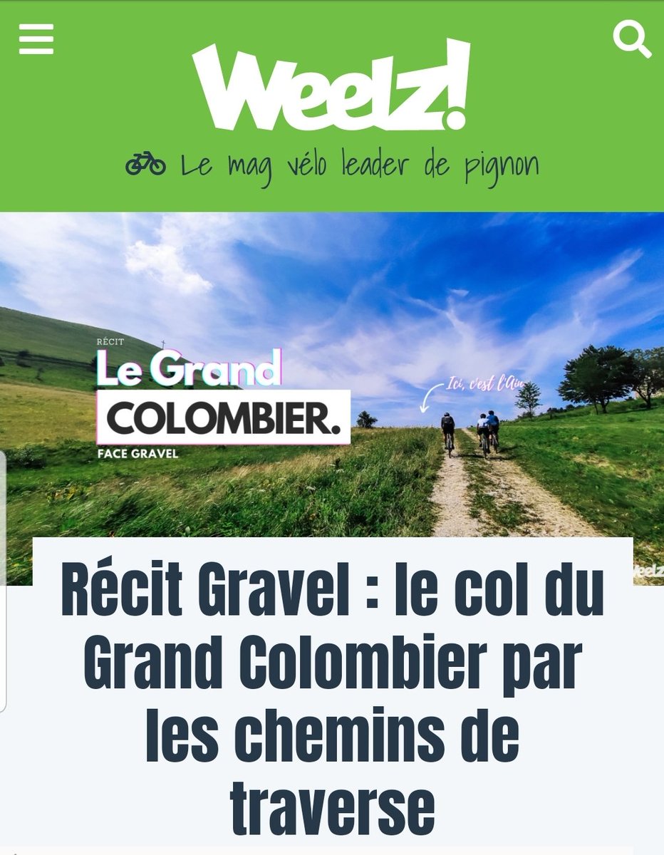 OTBelley_BB's tweet photo. L'equipe de @WeelzFr a testé l'ascension du Grand Colombier en gravel.
Découvrez leur aventure dans le Bugey Sud ⬇️
#bugeyvelo #lainpourvous 
https://t.co/tOGYFqUwif https://t.co/Cwc4a8omvs