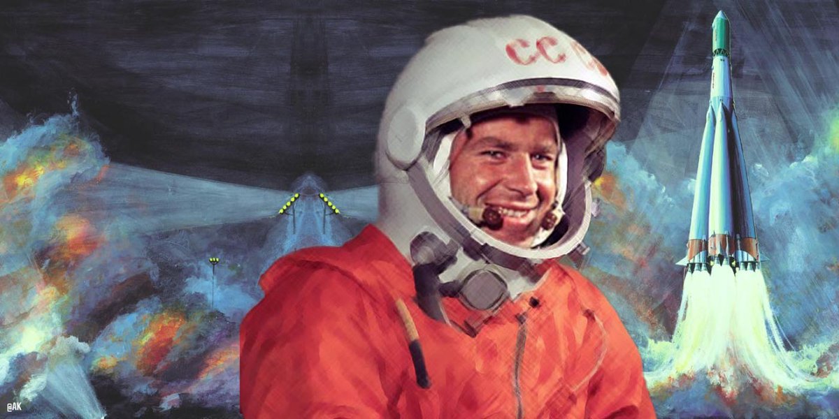 Russia's tweet photo. 👨‍🚀 On August 6, 1961 Soviet cosmonaut Gherman #Titov ventured into space, having become the 2⃣nd human in history to orbit #Earth.

He achieved quite a few 1⃣sts as well: 
🌌 Spent over a day in space
😴 Took a space nap
🚀 Piloted a spaceship 
📸 Made first photos in space https://t.co/UACUtvBWxt