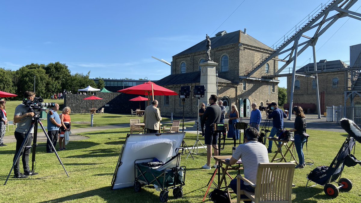 Woodhorn's tweet photo. A great couple of days filming the @BBC_ARoadshow. The weather was very kind to us. Thank you to the production team, the contributors, our staff and volunteers for an enjoyable few days. We are back open as normal at 10.00 #NoSpoilers #BackToTheDayJob https://t.co/msn9za5mPe