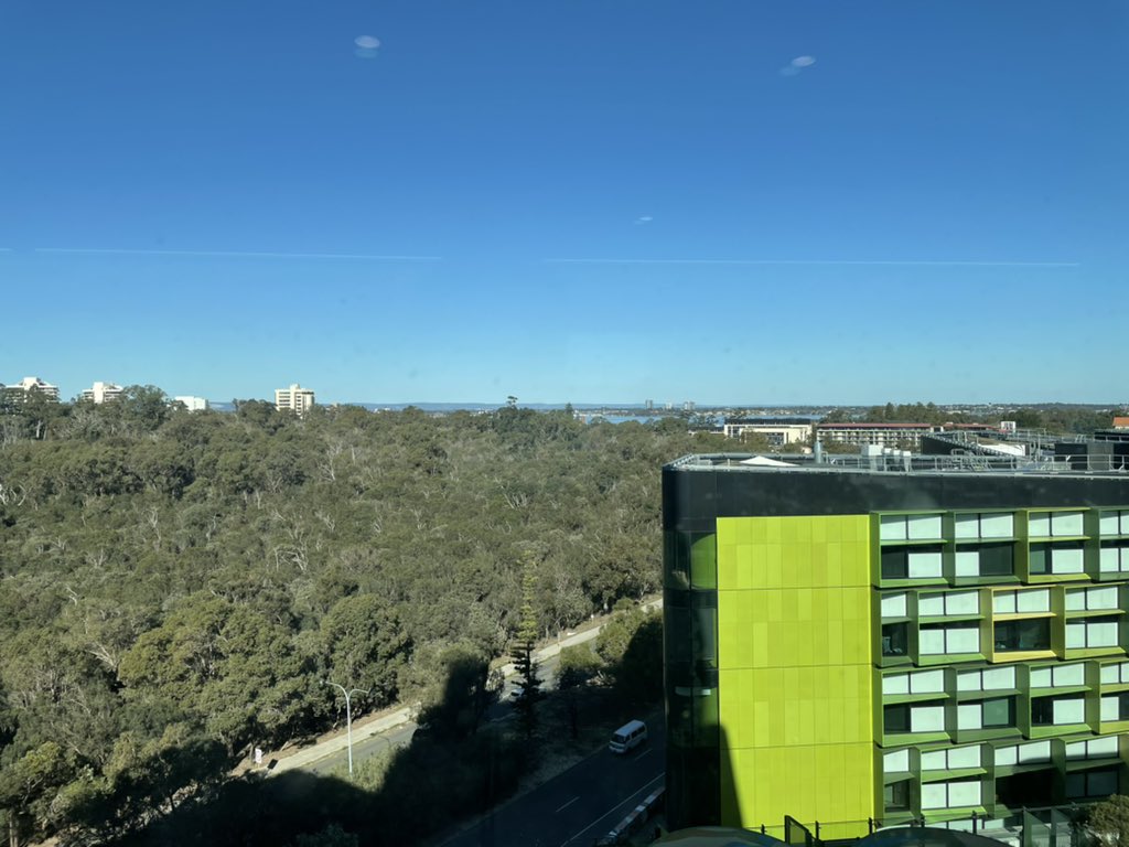 KMartinovichPhD's tweet photo. Amazing view of #kingspark from the @telethonkids level 7 back of house lift area.. #perthwinter https://t.co/gnJYXztQtj
