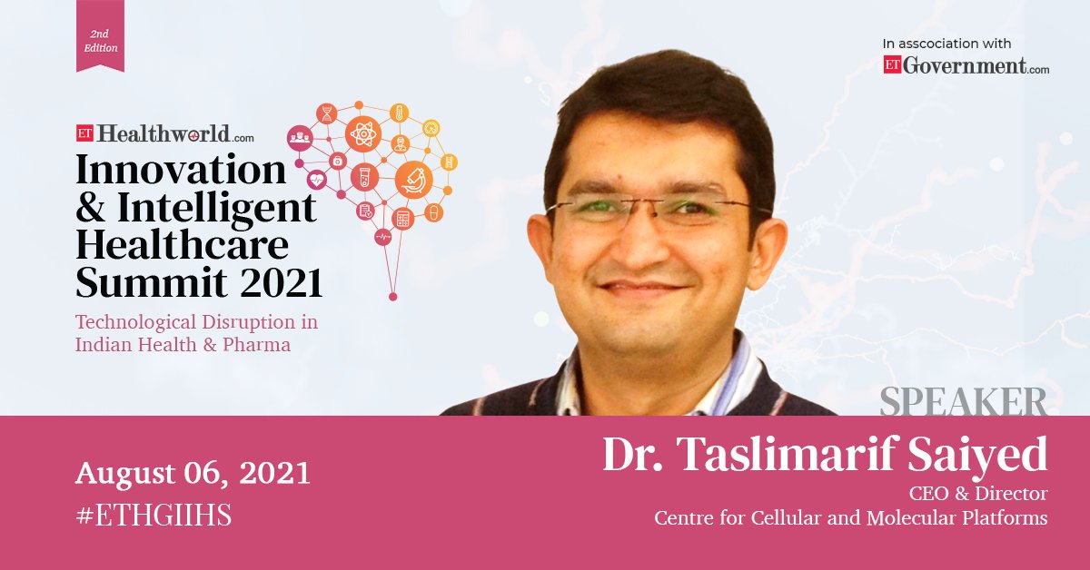 ETHealthWorld's tweet photo. #LiveNow
"While we are dealing with COVID as pandemic antimicrobial resistance is clearly a silence pandemic to which we can all as tsunami in healthcare which can hit us very soon." - Dr. Taslimarif Saiyed
Join: https://t.co/YSSg03r87D
Auditorium 2
#ETHGIIHS
@CCAMP_Bangalore https://t.co/6tqsJ84k0t