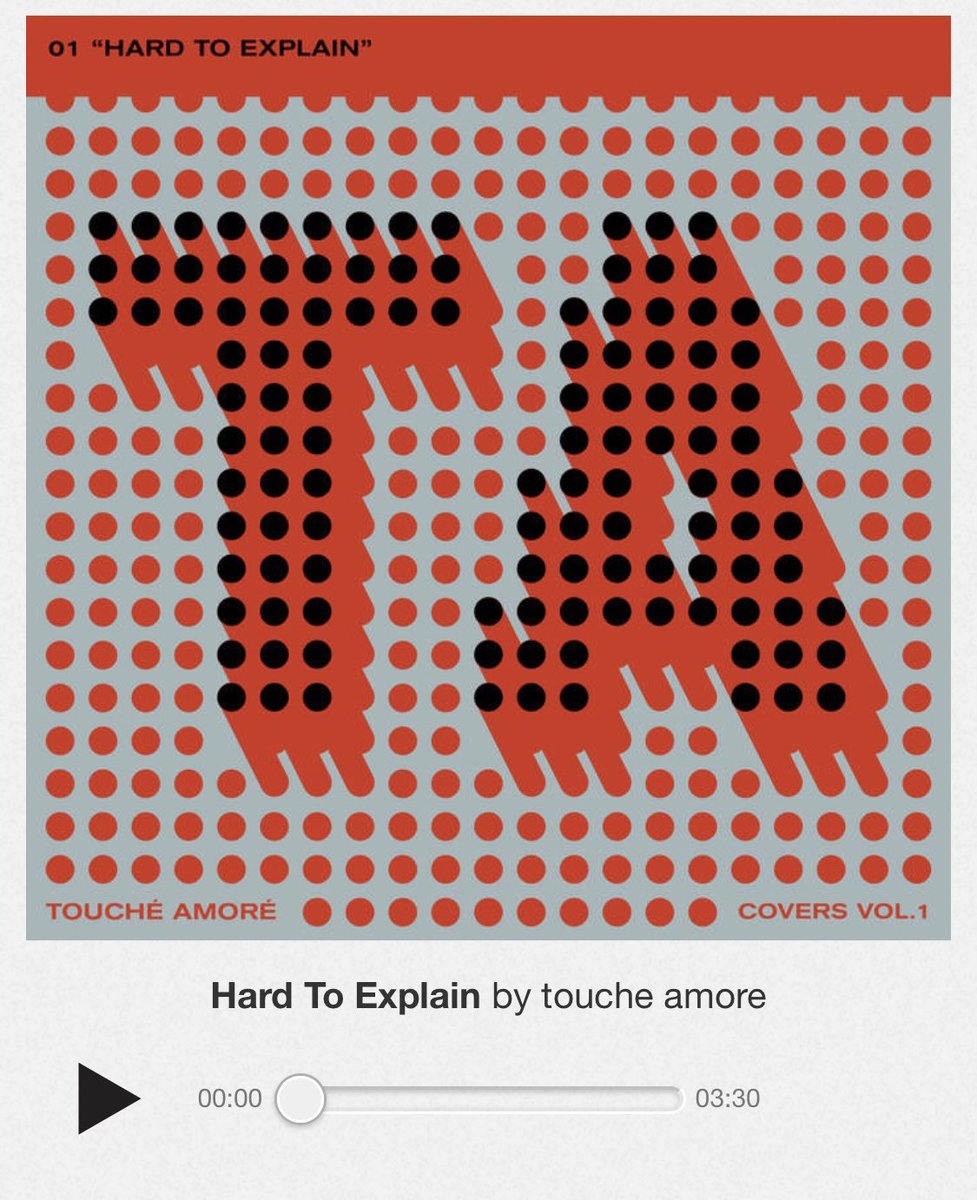 I missed the last bus
we'll take the next train
I'll try but you see
it's hard to explain

toucheamore.bandcamp.com