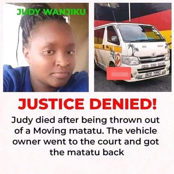CaptWanderiCFE's tweet photo. @steveogollaw @ODPP_KE ODPP is EXTREMELY CORRUPT & INCOMPETENT. That is how Judy Wanjiku Nyaga (deceased) & her family got ZERO justice or even empathy from ODPP - Thika office. ODPP went behind family & supported the killers. Do not whitewash incompetence for 30 pieces of silver. https://t.co/0JI0fTkxQ1