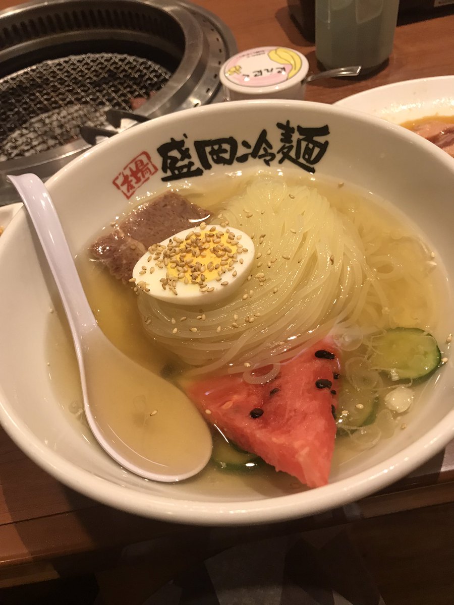 CYCLE_B_tw's tweet photo. 盛岡着いた^_^
冷麺食べようと店に入ったら、普通に焼き肉屋さんだった。
冷麺だけって勇気がなく焼き肉も食べました。
短角牛？はなかった。。 https://t.co/rWwKlQmmIc