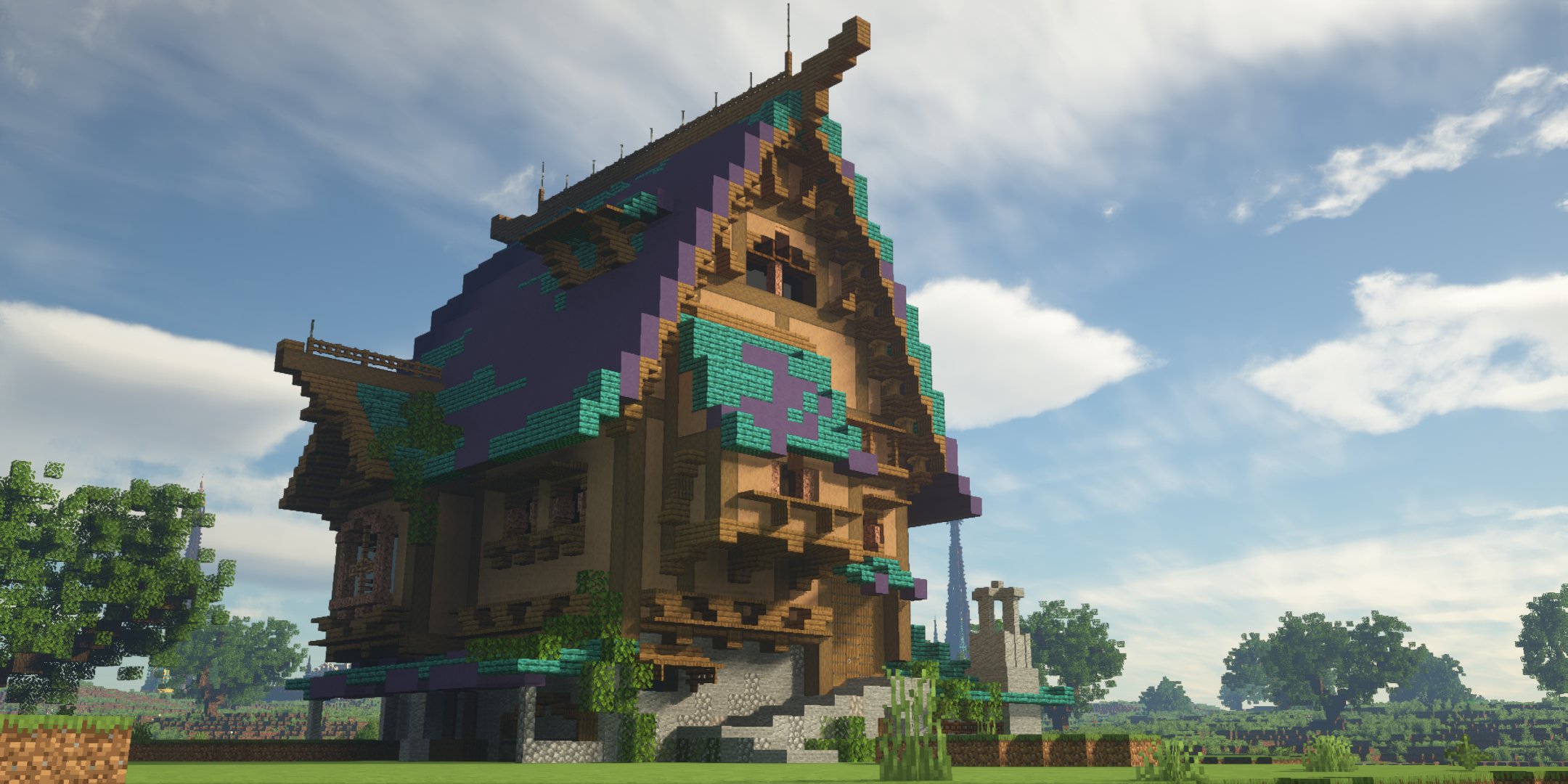 Twitter 上的tswken Minecraft建筑教学 09 Fantasy House T Co Jwffj22icb Minecraftbuilds Medieval Fantasy T Co Kzwqrrcu3c Twitter
